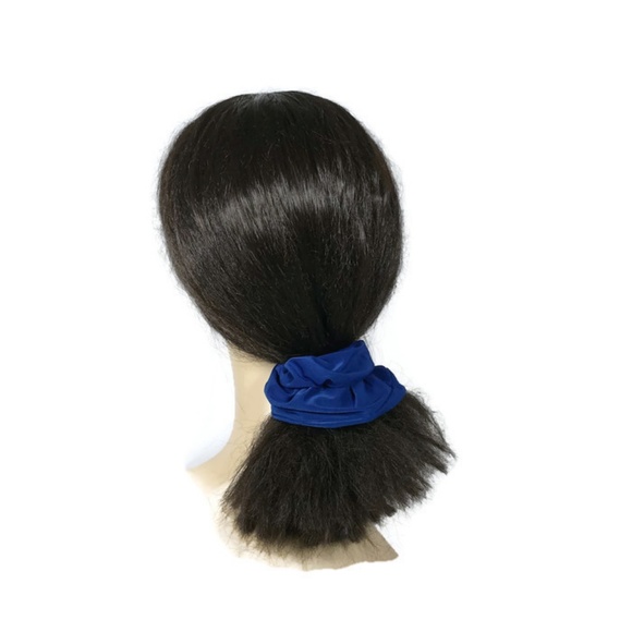 Set/3 Lycra Scrunchies Wide Scrunchie Messy Bun - Picture 7 of 8